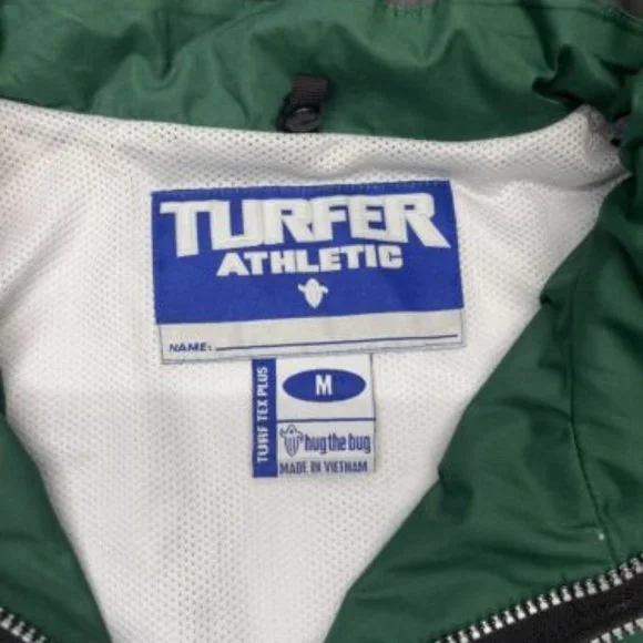 Turfer | Jackets & Coats | Mens Windbreaker Turfer Full Zip Hooded ...